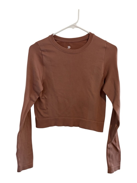 all in motion Tops - Medium All in Motion Seamless Long Sleeve Crop Top Workout Shirt - Mauve / Rust